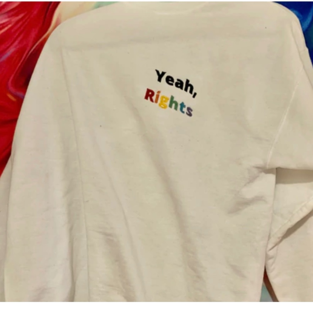 Embroidered sweatshirts